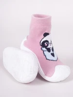 Yoclub Kids's Baby Girls' Anti-Skid Socks With Rubber Sole P2