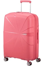 American Tourister Skořepinový cestovní kufr StarVibe M EXP 70/77 l - růžová