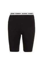 Tommy Jeans Shorts - TJW LOGO WAISTBAND CYCLE SHORT black