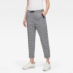 G-STAR Pants - Bronson mid sport chino wmn blue and white