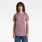 G-STAR T-shirt - Mysid long slim logo r t wmn purple