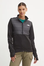 Sportovní mikina The North Face Reaxion Hybrid černá barva, NF0A8945KT01