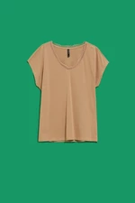 WOMEN'S T-SHIRT L-TS-4032 D.Beige