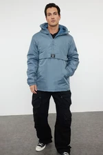 Trendyol Mint Regular Fit Kangaroo Model Winter Windbreaker Coat