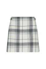 Tommy Hilfiger Skirt - WOOL BEIGE CHECK MINI SKIRT beige