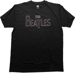 The Beatles Tricou Drop T Embroidered Unisex Black L