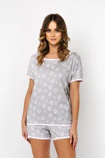 Women's pyjamas Noelia, short sleeves, short legs - print