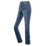 Women's high-waisted jeans nax NAX DAWEA dk.metal blue