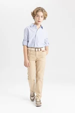 DEFACTO Boy's Standard Cuff Gabardine Trousers