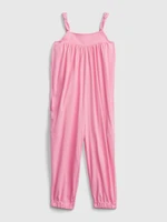 GAP Dětský overal strappy bubble jumpsuits - Holky