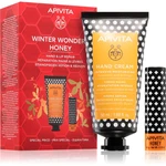 Apivita Hand Care Winter Wonders Honey vánoční dárková sada (Bio-Eco Product, 100% Natural Derived Ingredients)