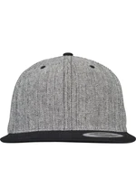 Melange Solid Snapback černá melanžová/černá