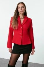 Trendyol Red Fitted Blazer Jacket