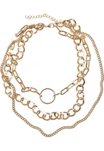 Ring Layering Necklace - Gold Color