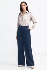 Nife Woman's Pants SD105 Navy Blue