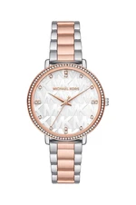 Hodinky Michael Kors MK4667 stříbrná barva