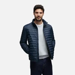 Dark blue men's down jacket Geox Dereck - Men