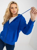 SUBLEBEL Navy Blue Zip Sweatshirt