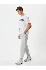 Koton Gray Melange Men's Sweatpants