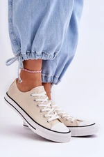 Classic Women's Low Sneakers Light Beige Vegas