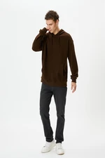 Koton Men's Brown Sweatshirt