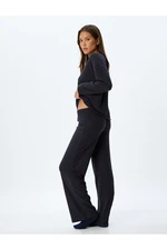 Koton Knitted Pajama Bottoms Soft Texture