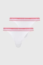 Tanga Emporio Armani Underwear 2-pack bílá barva, 164522 4R227