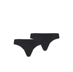 2PACK women's thongs Puma black