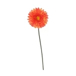 Gerbera řezaná umělá oranžová 64cm