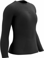 Compressport On/Off Base Layer LS Top W Black L Bežecké tričko s dlhým rukávom