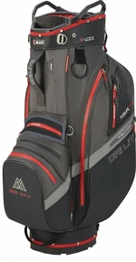 Big Max Dri Lite V-4 Cart Bag Cărbune/Negru/Roșu Geanta pentru golf