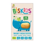 Sušenky celozrnné měkké dětské s jablečnou šťávou bez přidaného cukru 6M+ 120 g BIO   BISKIDS