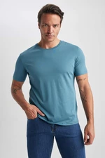 DEFACTO Regular Fit Crew Neck Basic Short Sleeve T-Shirt