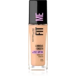 Maybelline Fit Me! tekutý make-up pre rozjasnenie a vyhladenie pleti odtieň 125 Nude Beige 30 ml