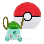 Jazwares Pokémon Clip and Go Poké Ball - figurka Bulbasaur