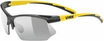 UVEX Sportstyle 802 V Black Matt/Sunbee/Variomatic Smoke Okulary rowerowe