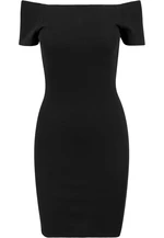 Women's dress with off shoulder black