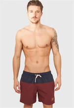 Block Swim Shorts nvy/burgundy