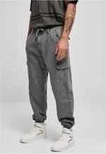 Knitted Cargo Jogging Pants Asphalt