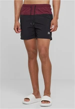 Block Swim Shorts Cherry/Black