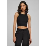 Dámský Cropped Rib Top černý