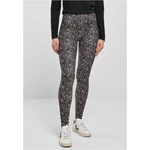 Women's soft leggings AOP blackline