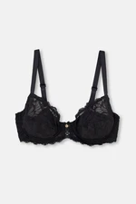 Dagi Black 1086Kc Poppy Lace Detailed Cupping Bra