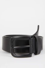 DEFACTO Men's Faux Leather Belt