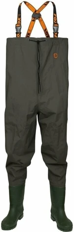 Fox Fishing Lightweight Waders Brown 45 Rybářské brodící kalhoty / Prsačky