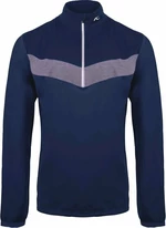 Kjus Mens Dexter II 2.5L Half Zip Atlanta Blue Melange/Atlanta Blue 52 Sudadera con capucha/Suéter