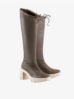 Brown heeled boots Högl - Women's