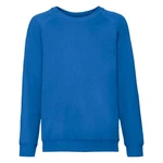 Niebieska bluza dziecięca Raglan Sweat Fruit of the Loom