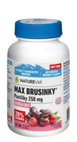 NATUREVIA Max brusinky Cran-max pastilky 36 pastilek