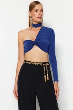 Trendyol Saxe Asymmetric Collar Bustier